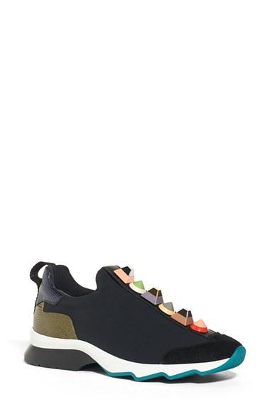 Women's Fendi Rainbow Studded Sneaker