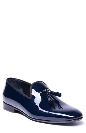 Men's Jared Lang Enzo Tasseled Venetian Loafer Eu - Blue