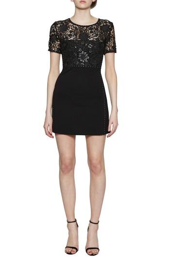 Women's French Connection Clementine Sequin Sheath Dress - Black