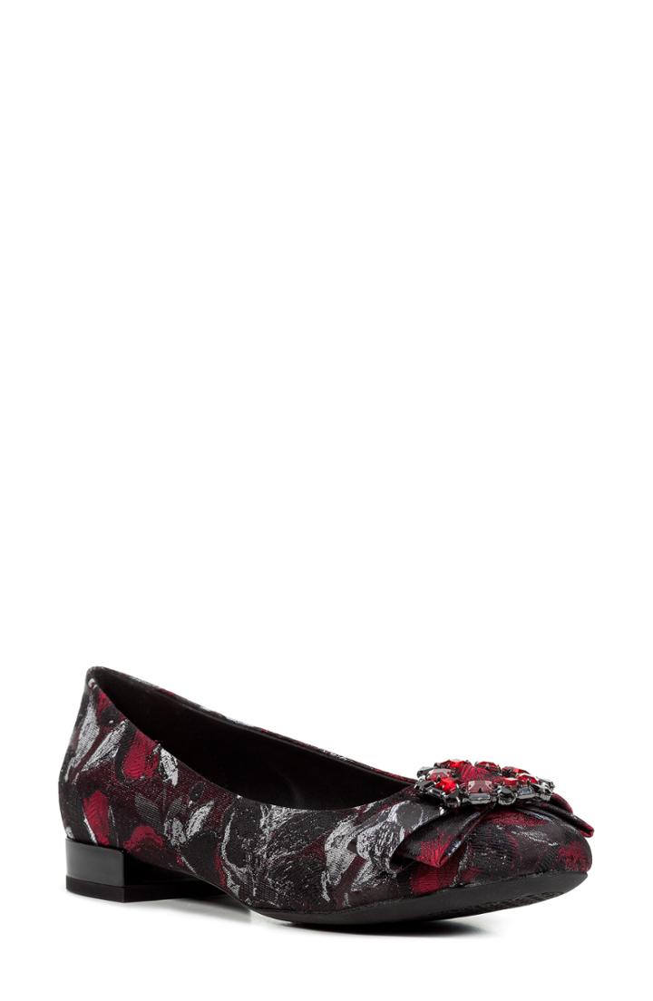 Women's Geox Wistrey Embellished Flat Us / 36eu - Red