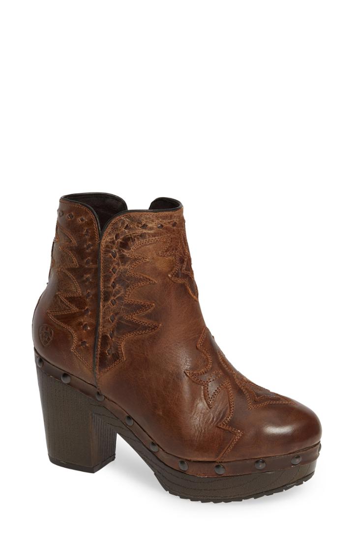 Women's Ariat Music City Bootie M - Brown