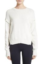 Women's Helmut Lang Cotton Sweater With Detachable Sleeves