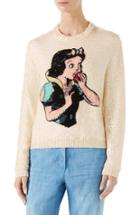 Women's Gucci Snow White Sequin & Wool Sweater