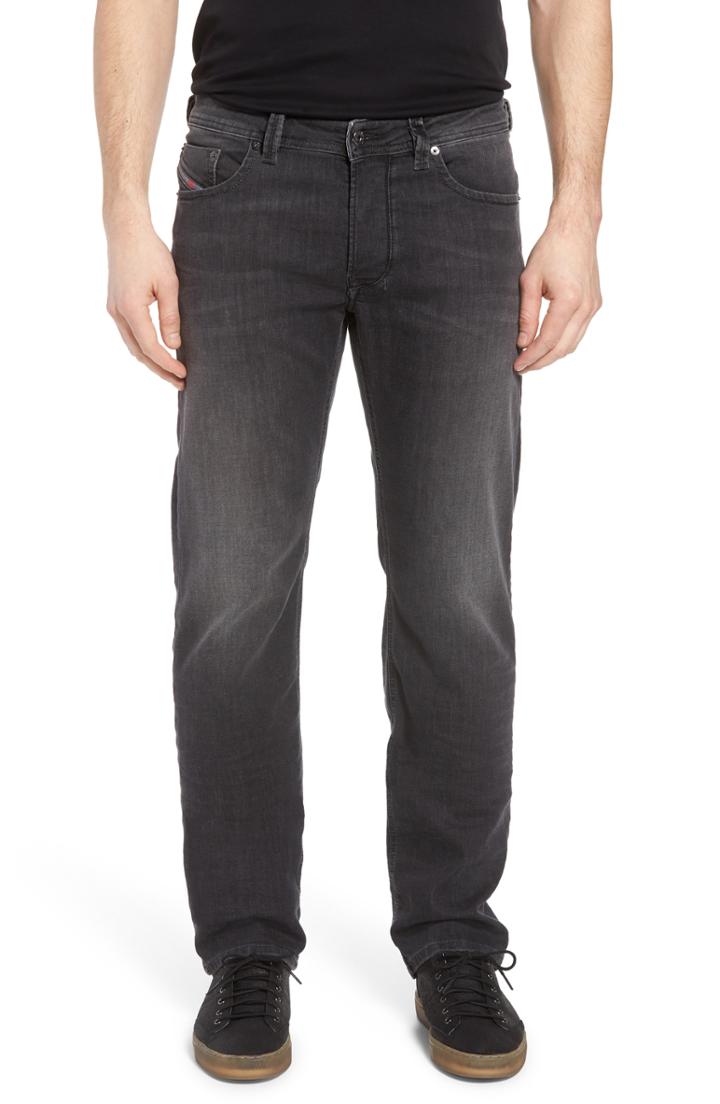 Men's Diesel Larkee Relaxed Fit Jeans X 30 - Black