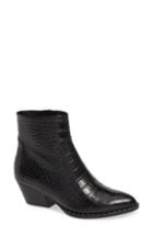 Women's Something Navy Wesley Cowboy Bootie M - Black