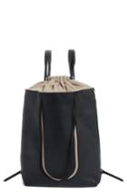 Maison Margiela Calfskin Leather Backpack - Black