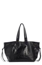 Isabel Marant Wardy New Leather Shopper - Black
