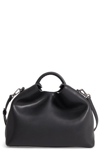 Elleme Raisin Leather Handbag -