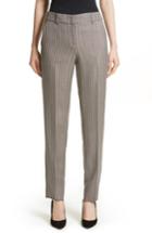 Women's Armani Collezioni Herringbone Slim Pants Us / 50 It - Beige