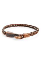 Men's Caputo & Co. Big Hook Leather Bracelet