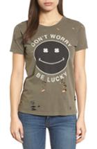 Women's Lucky Brand Happy Go Lucky Tee - Green