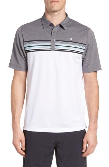 Men's Travis Mathew Otters Pique Polo, Size - Grey