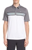 Men's Travis Mathew Otters Pique Polo, Size - Grey
