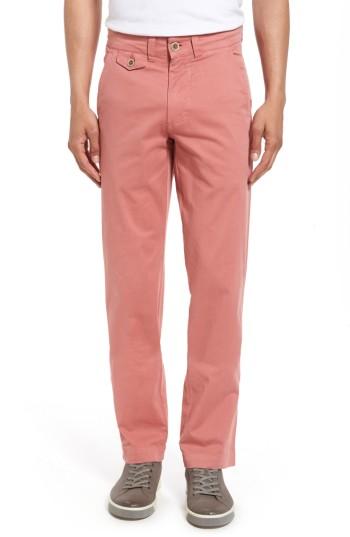 Men's Vintage 1946 Sunny Modern Fit Stretch Twill Chinos X 30 - Red