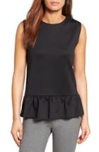 Women's Halogen Ruffle Hem Knit Tank