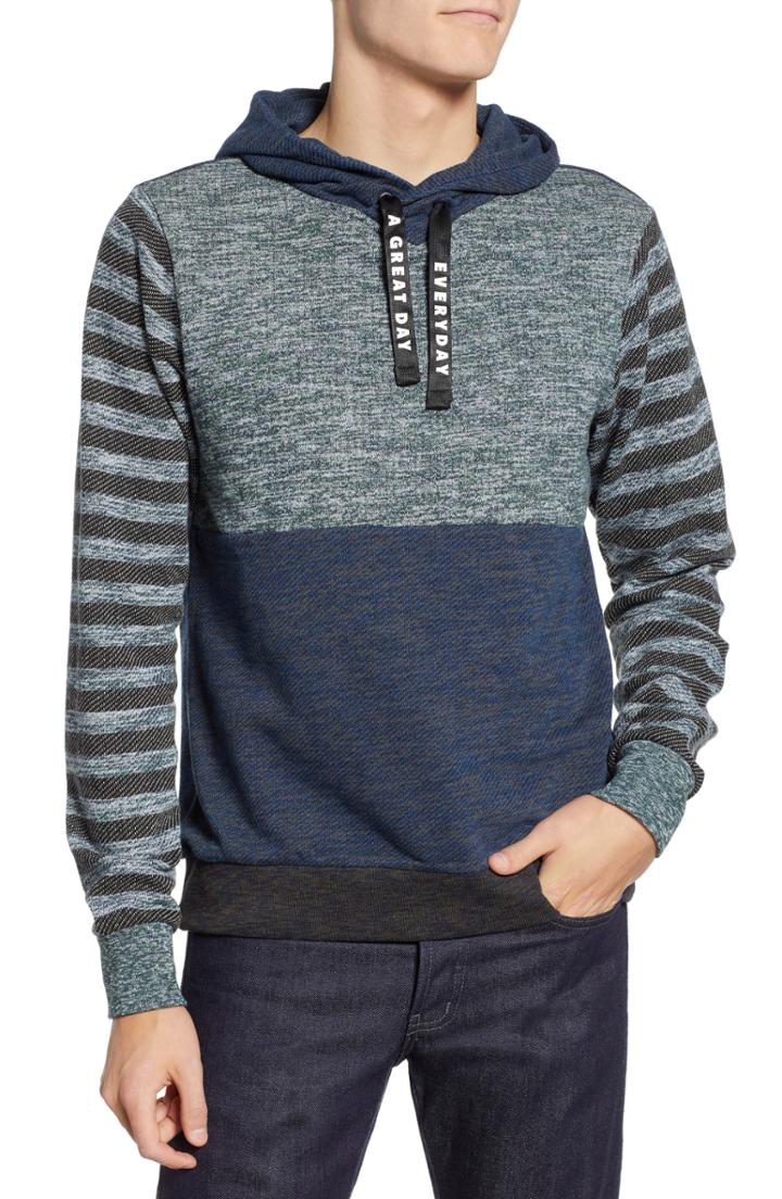 Men's Scotch & Soda Melange Colorblock Hoodie