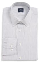 Men's John W. Nordstrom Trim Fit Check Dress Shirt .5 - 32 - Brown