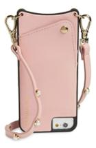 Bandolier Claire Leather Iphone 7/8 & 7/8 Crossbody Case - Pink