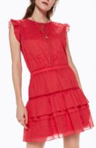 Women's Scotch & Soda Tiered Sleeveless Dress - Red