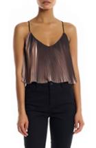 Women's Kendall + Kylie Pleated Crop Camisole