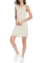 Women's Splendid Stripe Linen Tank Dress - Beige