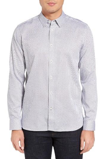 Men's Ted Baker London Giggles Geo Print Sport Shirt