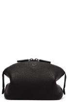 Dagne Dover Small Leather Pouch, Size - Onyx