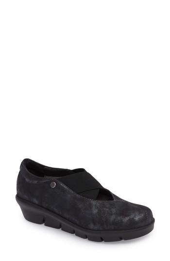 Women's Wolky Cursa Slip-on Sneaker -7.5us / 38eu - Black