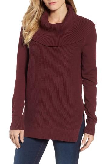 Women's Michael Michael Kors Cowl Neck Sweater - Red