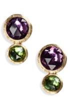 Women's Marco Bicego Jaipur Amethyst & Tourmaline Stud Earrings