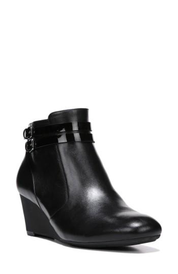 Women's Naturalizer 'nikole' Wedge Bootie .5 M - Black