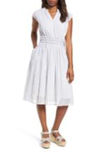 Women's Caslon Drawstring Waist Dress - Ivory