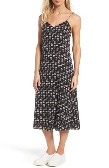 Women's Nordstrom Signature Stretch Silk Slipdress - Black