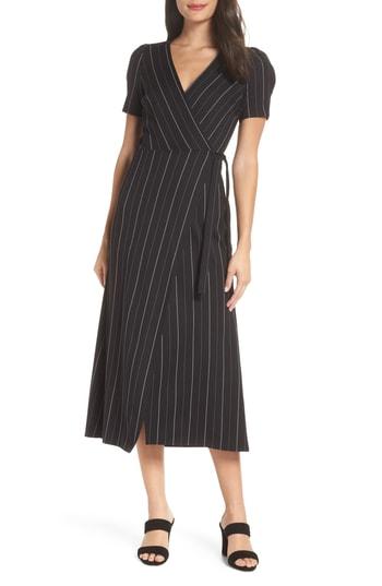 Women's Ali & Jay Take The Town Wrap Midi Dress - Black