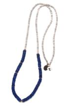 Men's Mikia Lapis Lazuli & Shell Bead Necklace