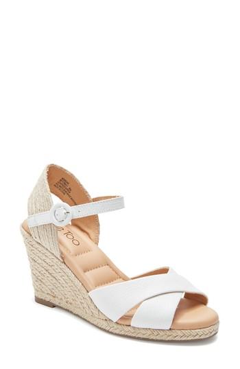 Women's Me Too Bettina Espadrille Wedge Sandal .5 M - White