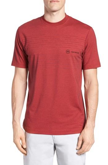 Men's Travis Mathew Slingshot Crewneck T-shirt - Red