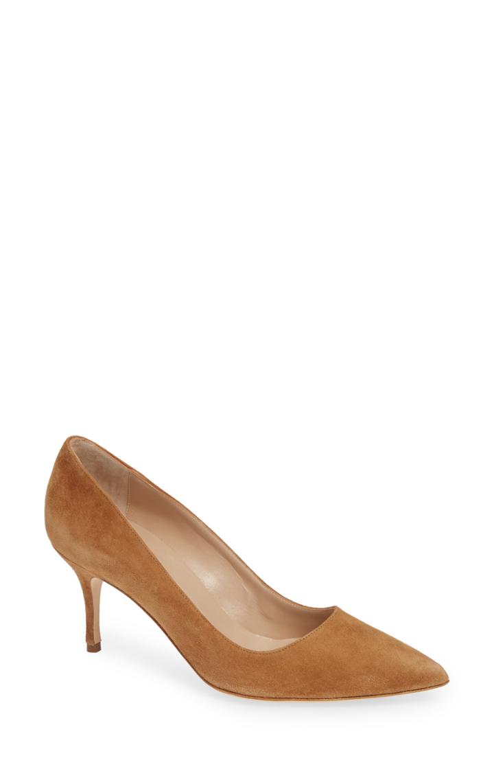 Women's Manolo Blahnik Bb Pump .5us / 34.5eu - Beige