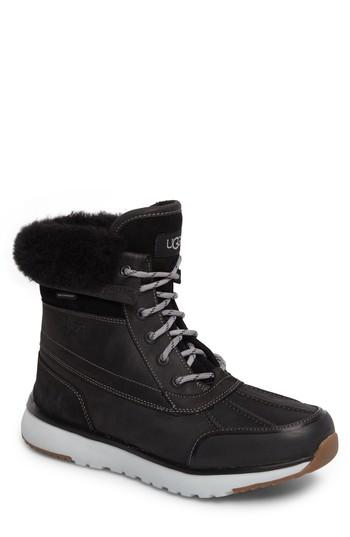 Men's Ugg Eliasson Waterproof Snow Boot .5 M - Black