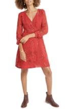 Women's Madewell Hazelwood Faux Wrap Minidress - Red