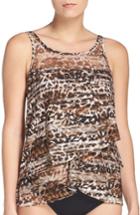 Women's Miraclesuit Wild Side Mirage Underwire Tankini Top