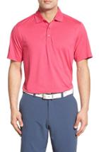 Men's Cutter & Buck 'chelan' Drytec Polo, Size - Pink (online Only)