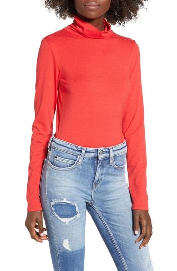 Women's Calvin Klein Jeans Turtleneck - Red