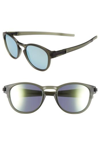 Men's Oakley 'latch(tm)' 53mm Retro Sunglasses - Green