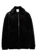 Women's I.am. Gia Contraband Quilted Velvet Jacket