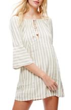 Women's Free People Folk Town Minidress - Ivory