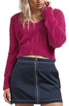 Women's Volcom Clued 2 You Sweater - Purple
