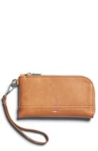 Shinola Latigo Leather Wristlet - Beige