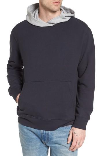 Men's The Rail Colorblock Hoodie Sweatshirt - Black
