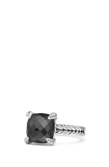 Women's David Yurman Chatelaine Ring With Semiprecious Stone & Diamonds